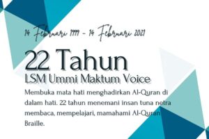 22 Tahun LSM Ummi Maktum Voice