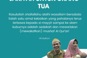 Hadiah Pahala Jariyah Untuk Orang Tua