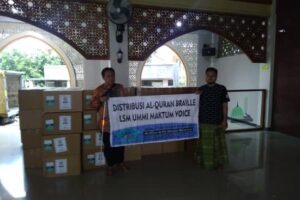 Program Pendistribusian 1000 Set Al-Qur’an Braille Ramadhan 1443 H