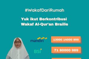 Layanan Jemput Wakaf Al-Qur’an Braille