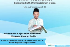 Mari Mengaji Surat Ali Imran Ayat 46 Dalam Bahasan Idgham Bilaghunah