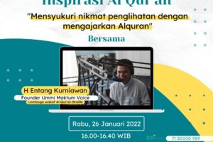 Inspirasi Al-Quran – Mensyukuri Nikmat Penglihatan Dengan Mengajarkan Al-Quran