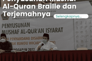 Penyusunan Mushaf Al-Quran Braille dan Terjemahnya Bersama LPMQ Kemenag RI