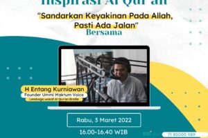 Sandarkan Keyakinan Pada Allah, Pasti Ada Jalan