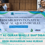 TEBAR 150 SET AL-QURAN BRAILLE EDISI MUHARRAM 1446 H