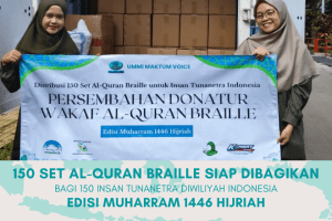 TEBAR 150 SET AL-QURAN BRAILLE EDISI MUHARRAM 1446 H