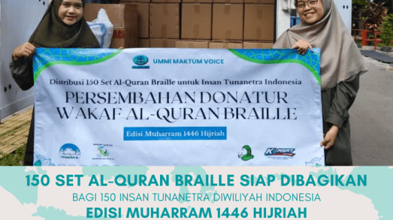 TEBAR 150 SET AL-QURAN BRAILLE EDISI MUHARRAM 1446 H