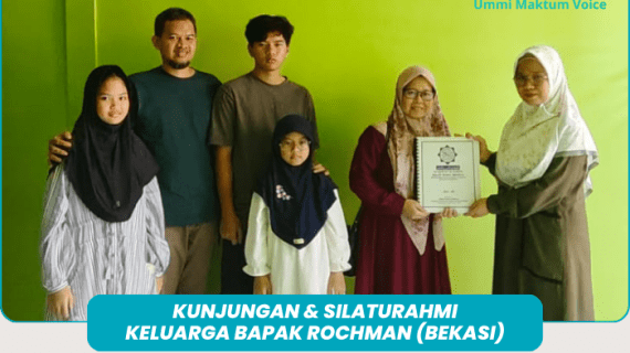 SILATURAHMI MUWAKIF AL-QURAN BRAILLE DARI BEKASI