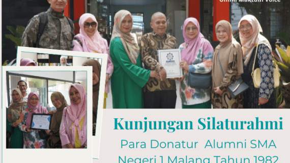 Silaturahmi Para Donatur Alumni SMA Negeri 1 Malang Tahun 1982