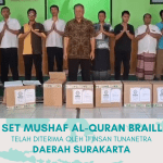 11 Mushaf Al-Quran Braille bagi 11 Insan Tunanetra Surakarta